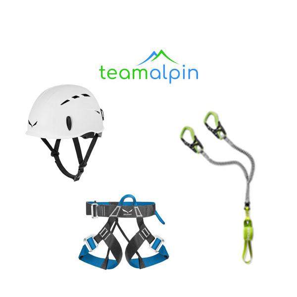 Salewa Toxo Helm LACD Start Gurt Klettersteigset Edelrid Cable Kit 5.0 