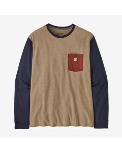 L/S Shop Sticker Pocket T-Shirt langarm