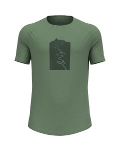 Ascent Performance Wool 130 T-Shirt mit Trailprint