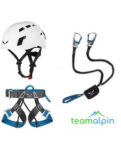  Klettersteigset Salewa Premium Attac + Salewa Evo Gurt + Salewa Toxo 3.0 Helm