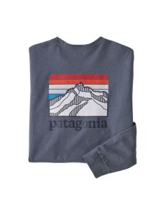Long-Sleeved Line Logo Ridge Responsibili-Tee Shirt Herren