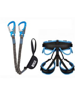  Klettersteigset LACD Via Ferrata Pro Evo 2.0 + Start Klettergurt