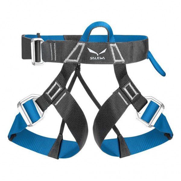 SALEWA VIA FERRATA EVO HARNESS 0788 CARBON/ POLAR BLUE M