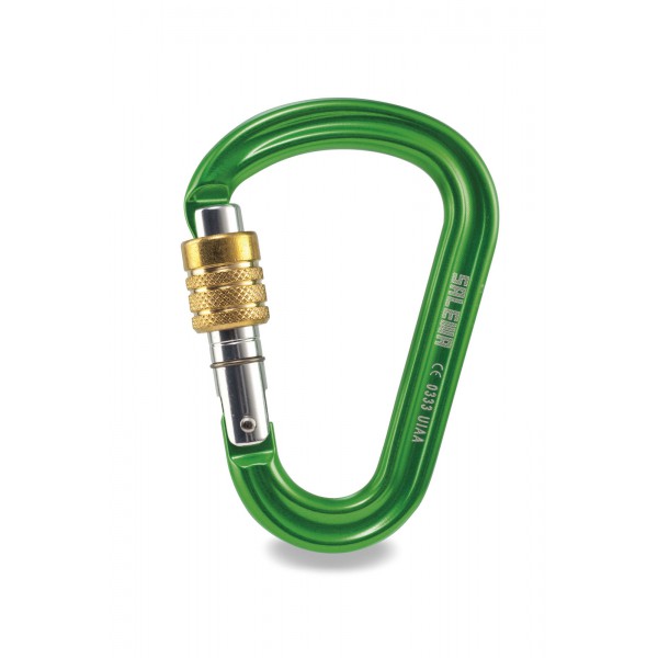 SALEWA HMS PRO CARABINER 0535 LIME GREEN -