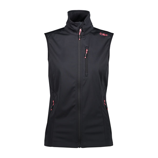 CMP WOMAN VEST 01UE ANTRACITE-GLOSS 46