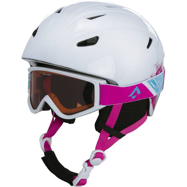 TECNOPRO Ki.-Ski-Helm Pulse JR HS-016 + 900 WHITE / PINK XS