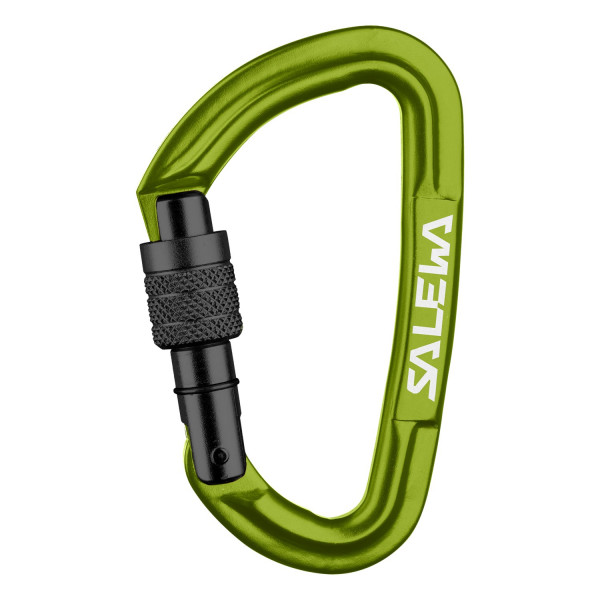 SALEWA HOT G3 SCREW CARABINER 5810 FLUO GREEN -