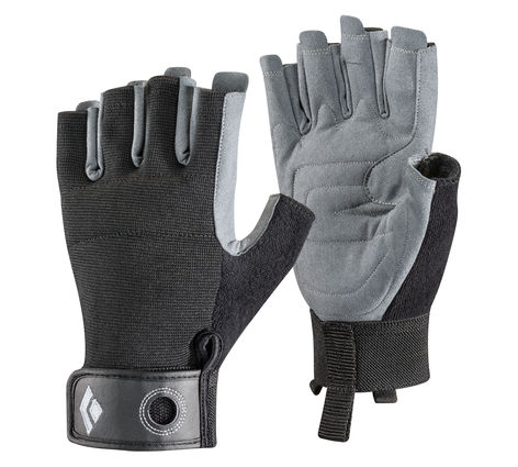 BLACK DIAMOND CRAG HALF-FINGER BLAK Black S
