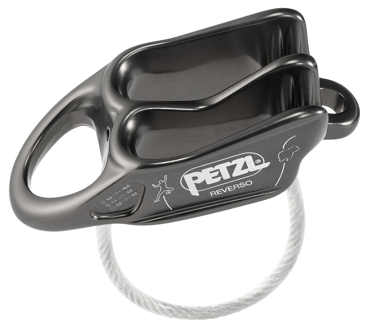 PETZL Reverso Sicherungsgert grau -