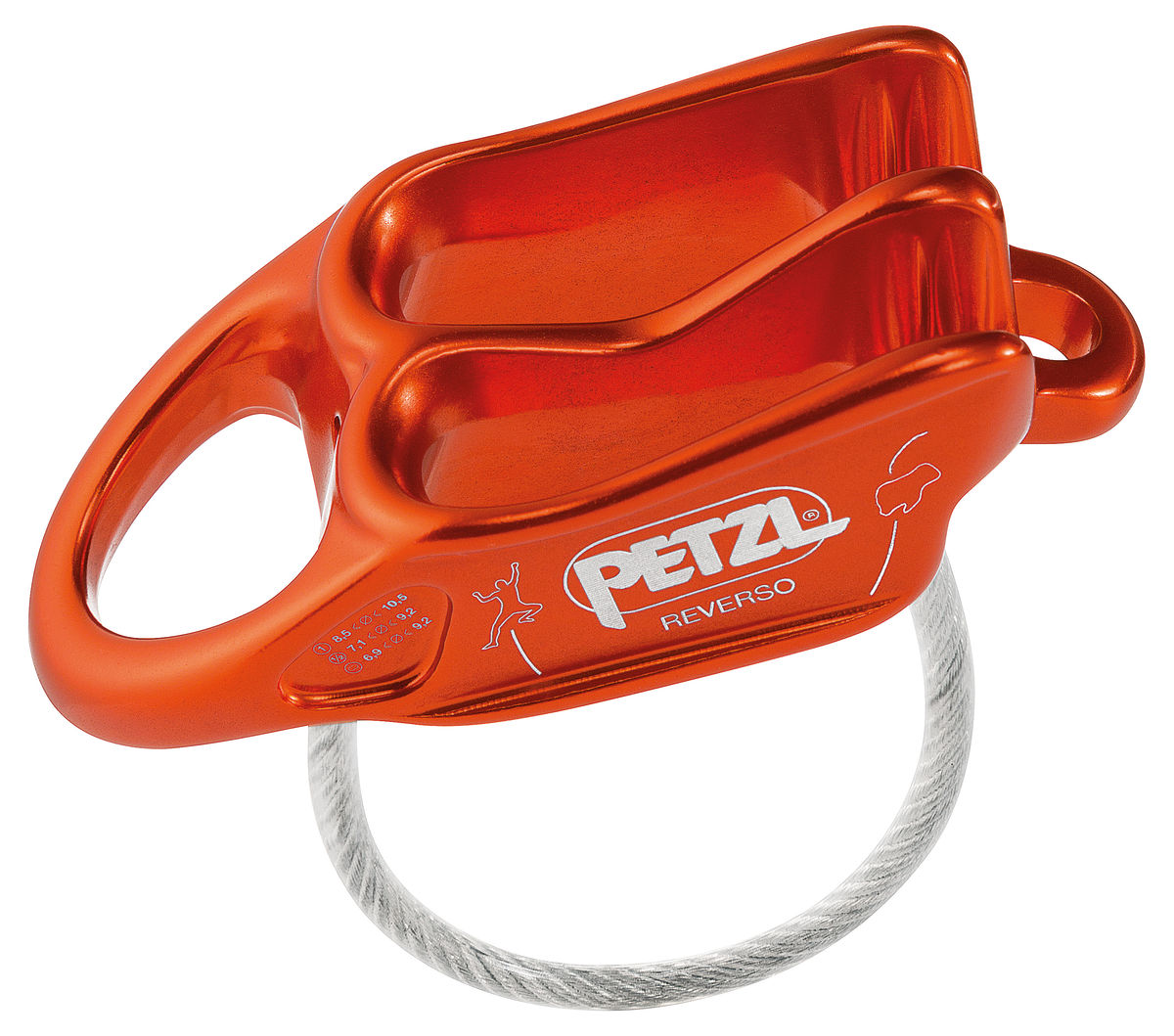 PETZL Reverso Sicherungsgert rot -