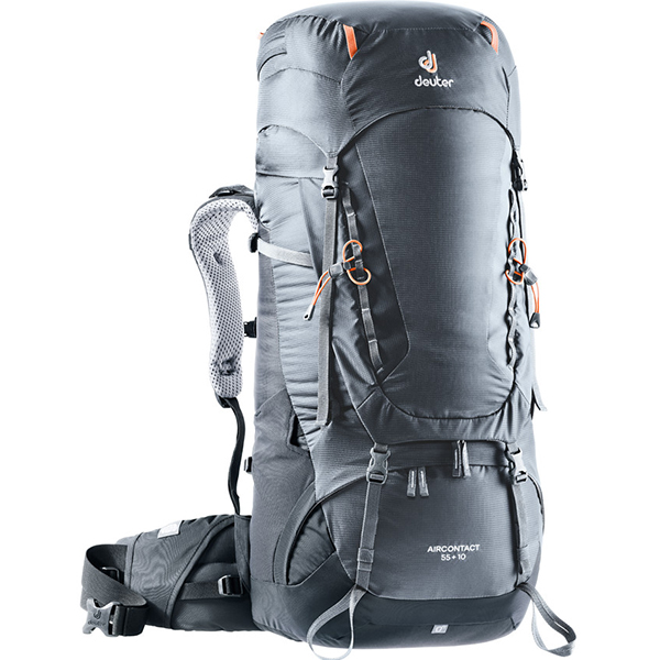 DEUTER Aircontact 55 + 10 4701 graphite-black -