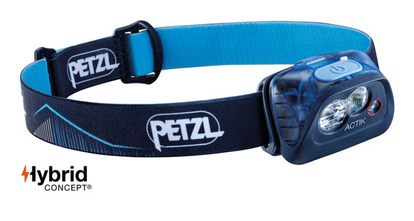 PETZL Actik Stirnlampe blau -