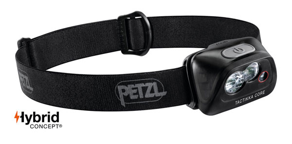 PETZL Actik core Stirnlampe schwarz -