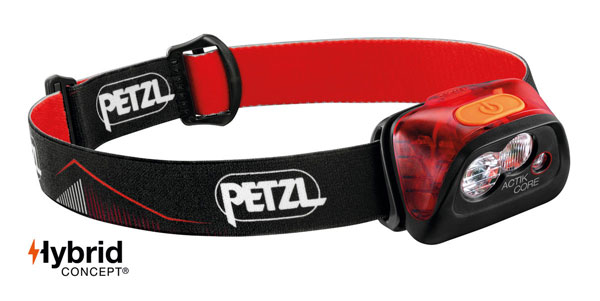 PETZL Actik core Stirnlampe rot -