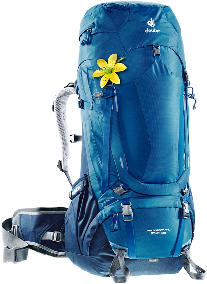 DEUTER Aircontact PRO 55 + 15 SL 5005 cranberry-aubergine -