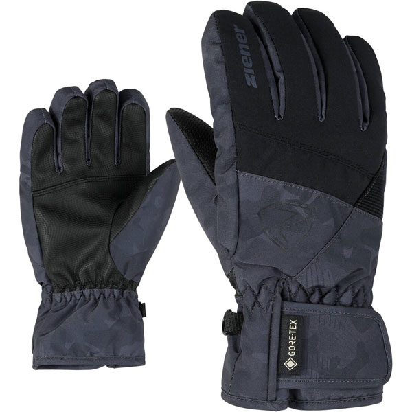 ZIENER LEIF GTX glove junior 12247 black.gray ink camo 4