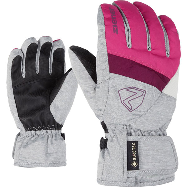 ZIENER LEIF GTX glove junior 766823 pop pink/light melange 4