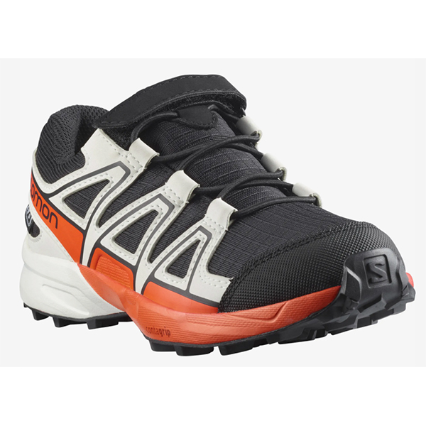 SALOMON SHOES SPEEDCROSS CSWP J Black/ 000 Black/Lunar Rock/Cherry To 36