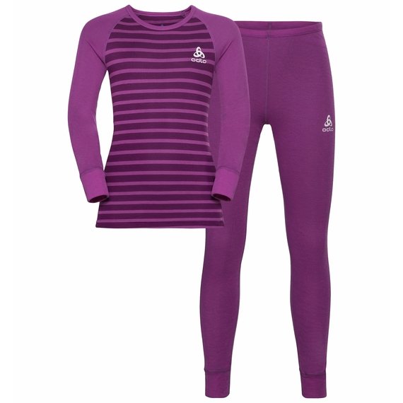 ODLO Set ACTIVE WARM ECO KIDS 70815 hyacinth violet - charis 152