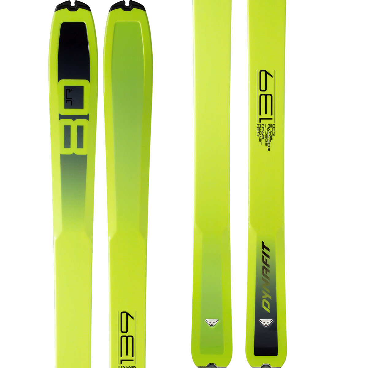 DYNAFIT SL 80 2000 Fluo yellow / asphalt 158
