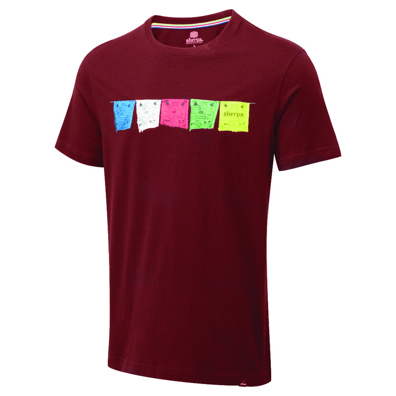 SHERPA ADVENTURE GEAR Tarcho LS Tee potala red XL