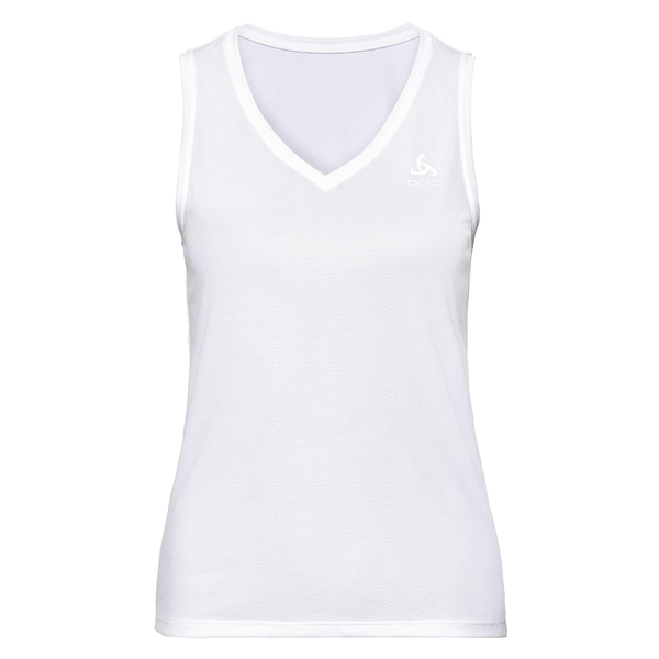 ODLO SUW TOP V-NECK SINGLET ACTIVE 10000 white XXL